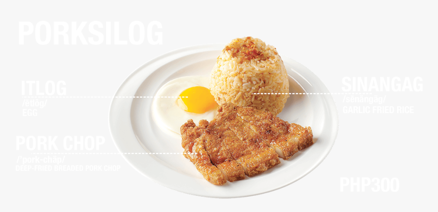 Breaded Pork Chop Silog, HD Png Download, Free Download