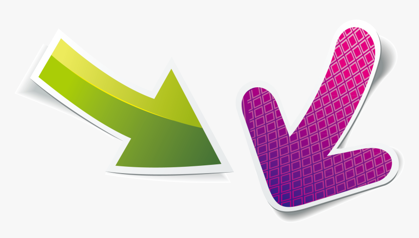 Transparent Purple Arrow Png - Arrow Sticker Png, Png Download, Free Download