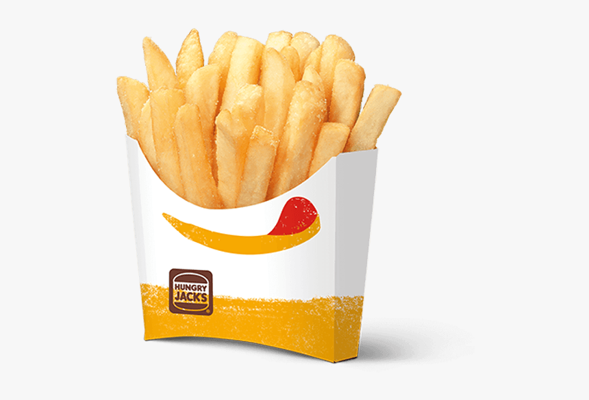 Thick Cut Chips - Hungry Jacks Large Chips, HD Png Download, Free Download