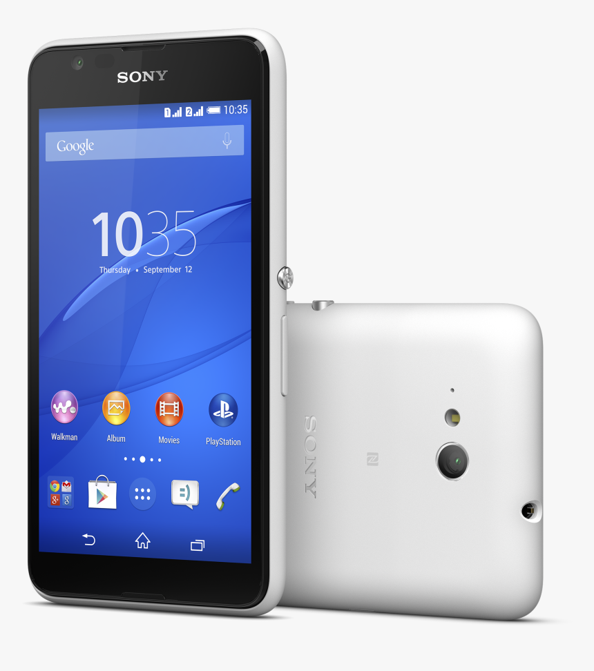 Sony Xperia E4g White - Sony Xperia E4g Dual, HD Png Download, Free Download