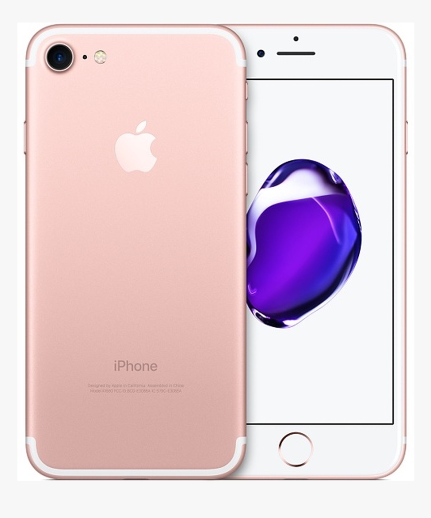 Apple Iphone 7 128gb - Verizon Iphone 7 Rose Gold, HD Png Download, Free Download