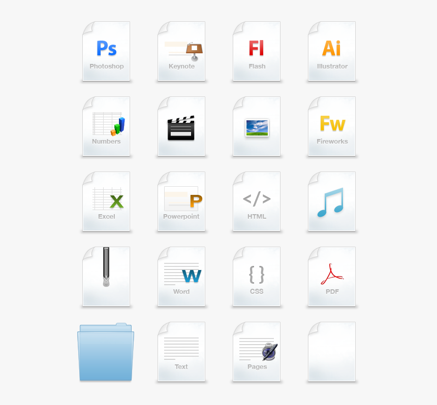 Filetype Icons Png - Carmine, Transparent Png, Free Download