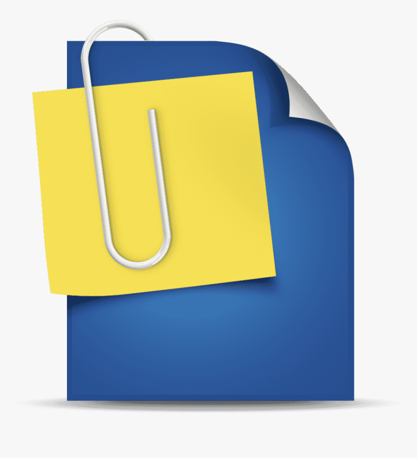 Thumb - Attachment Document Icon Png, Transparent Png, Free Download