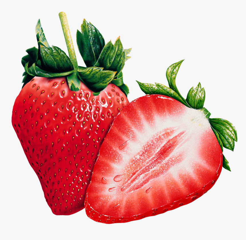 Strawberry, Open Strawberries Transparent Png Stickpng - Клубника Пнг, Png Download, Free Download