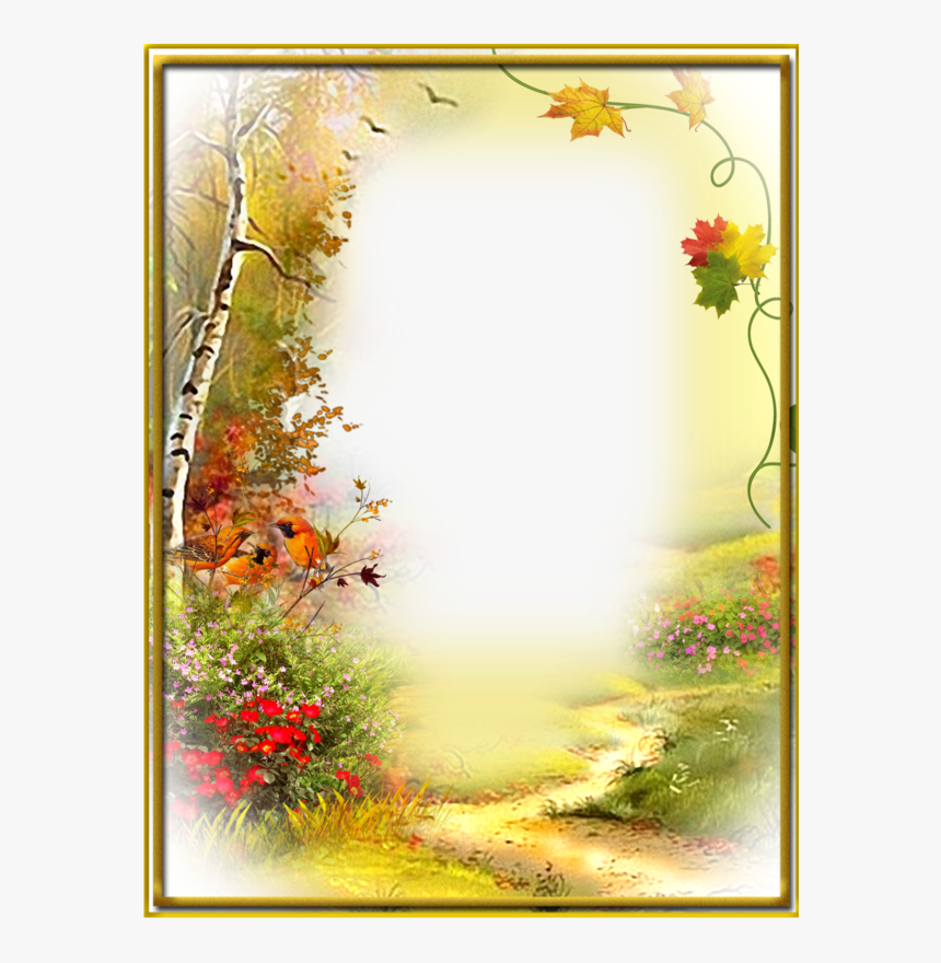 Transparent Nature Border Png - Page Border Design Nature, Png Download, Free Download