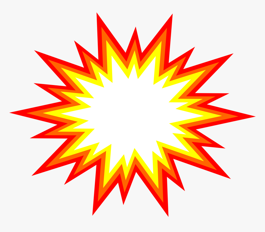 Starburst Comic Vector - Transparent Background Bomb Png, Png Download, Free Download