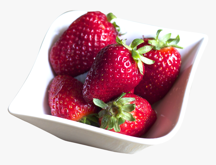 Bowl Filled With Fresh Strawberries Png Image - Bowl Of Strawberries Transparent, Png Download, Free Download