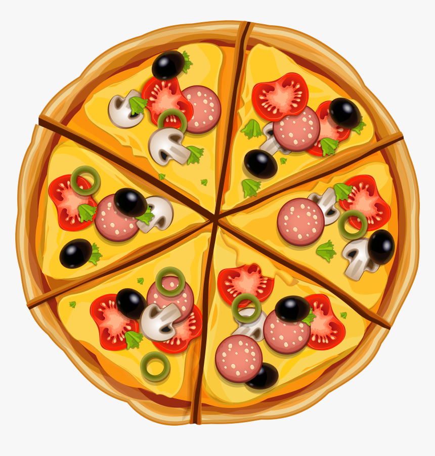 Pizza Clip Art 2 - Pizza Clipart Png, Transparent Png, Free Download