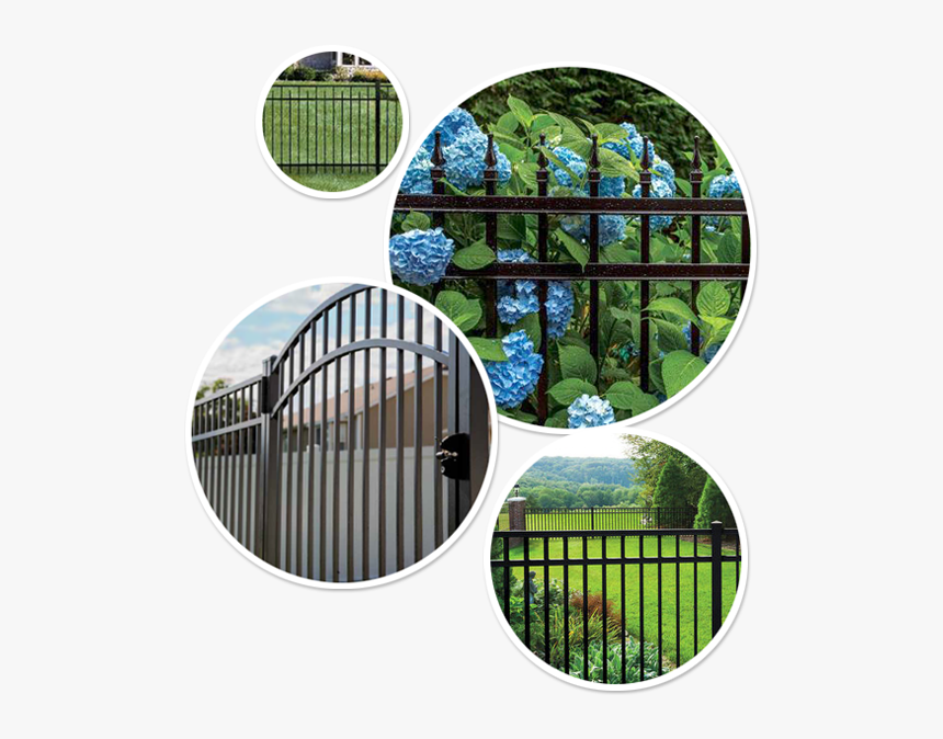 Ornamental Aluminum Landscape Fences - Gate, HD Png Download, Free Download