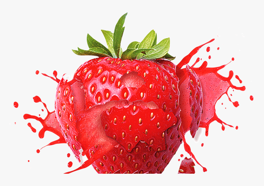 Strawberry Juice Png - Juicy Strawberry Png, Transparent Png, Free Download