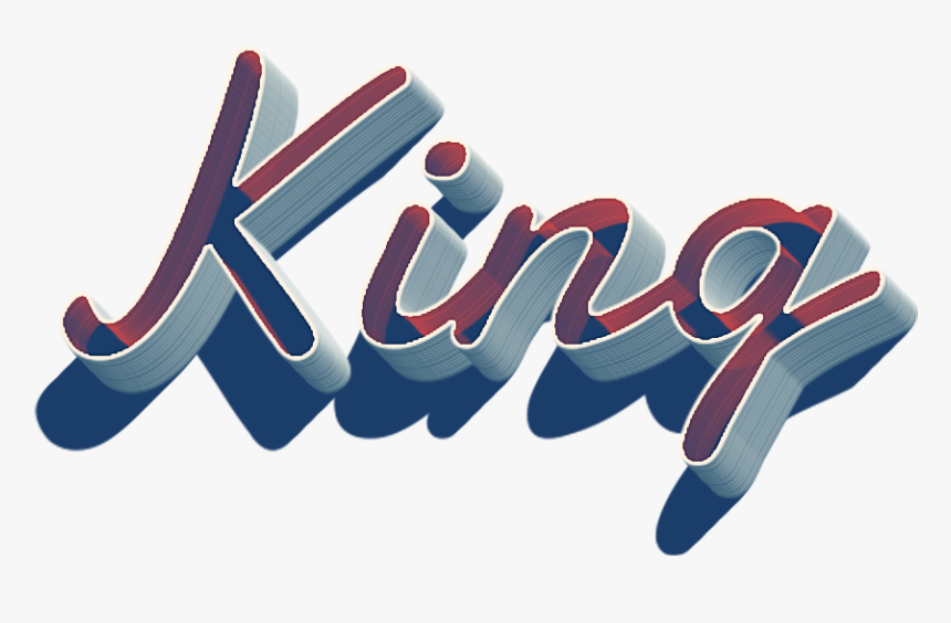 King 3d Letter Png Name - King Name 3d Png, Transparent Png, Free Download