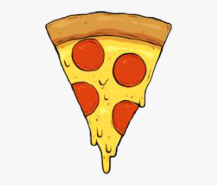 Pizza Tumblr - Cartoon Pizza Slice Png, Transparent Png, Free Download