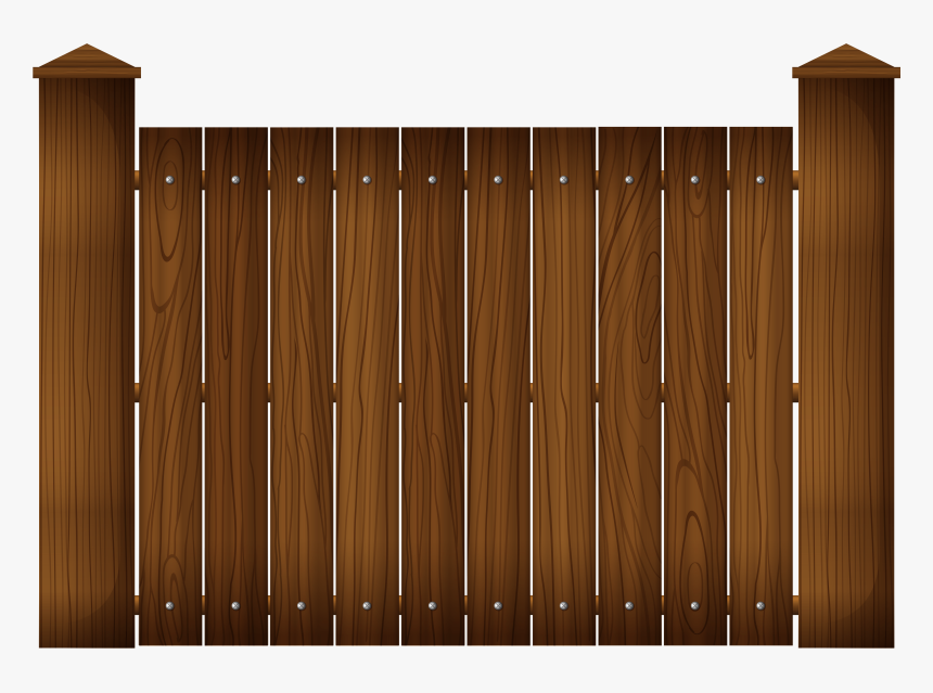 Wooden Fence Clipart Picture M=1429546993 - Garden Fence With Transparent Background, HD Png Download, Free Download