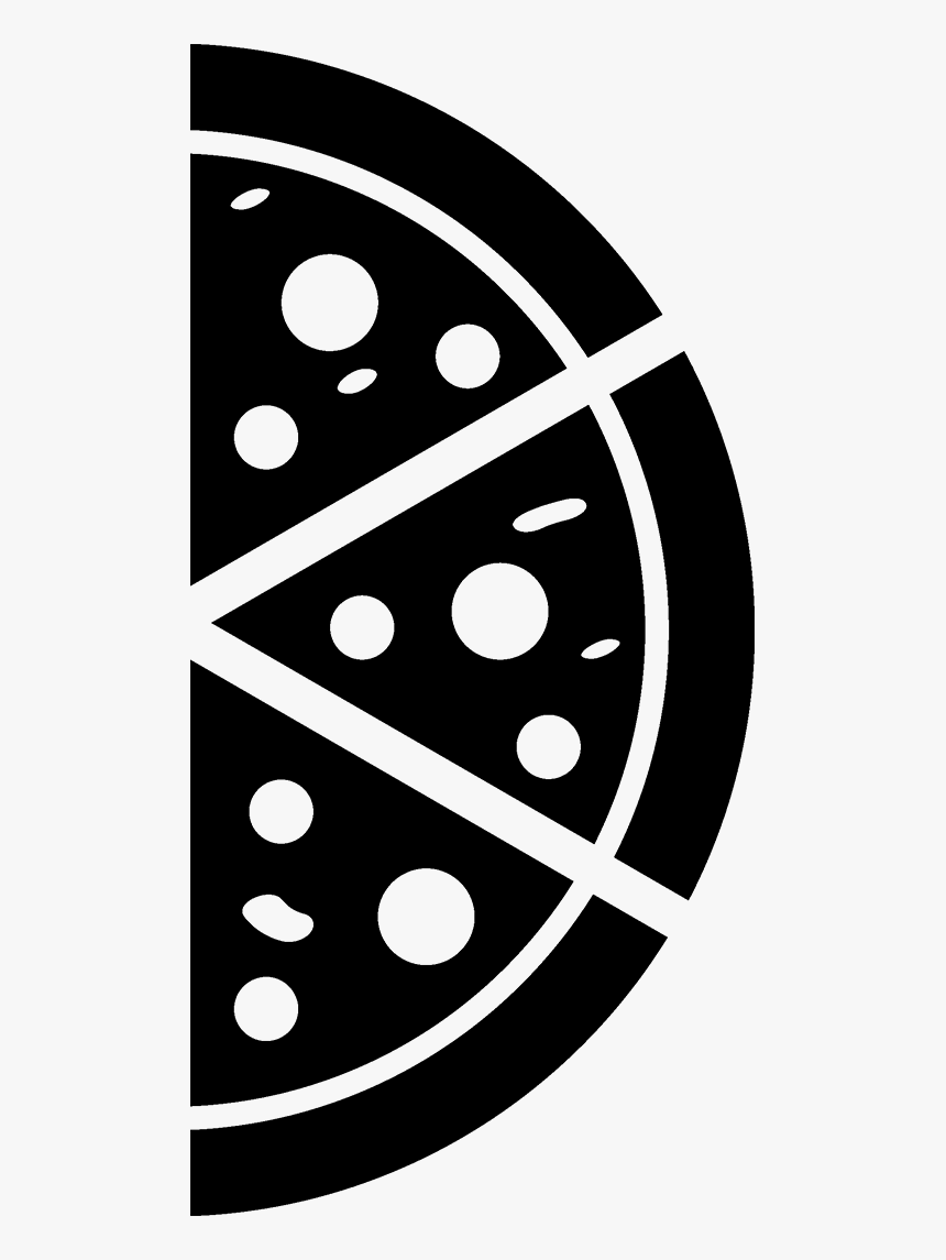 Itu0027s Brickinu0027 Simple Pizza Clipart Black And - Transparent Pizza Logo Png, Png Download, Free Download