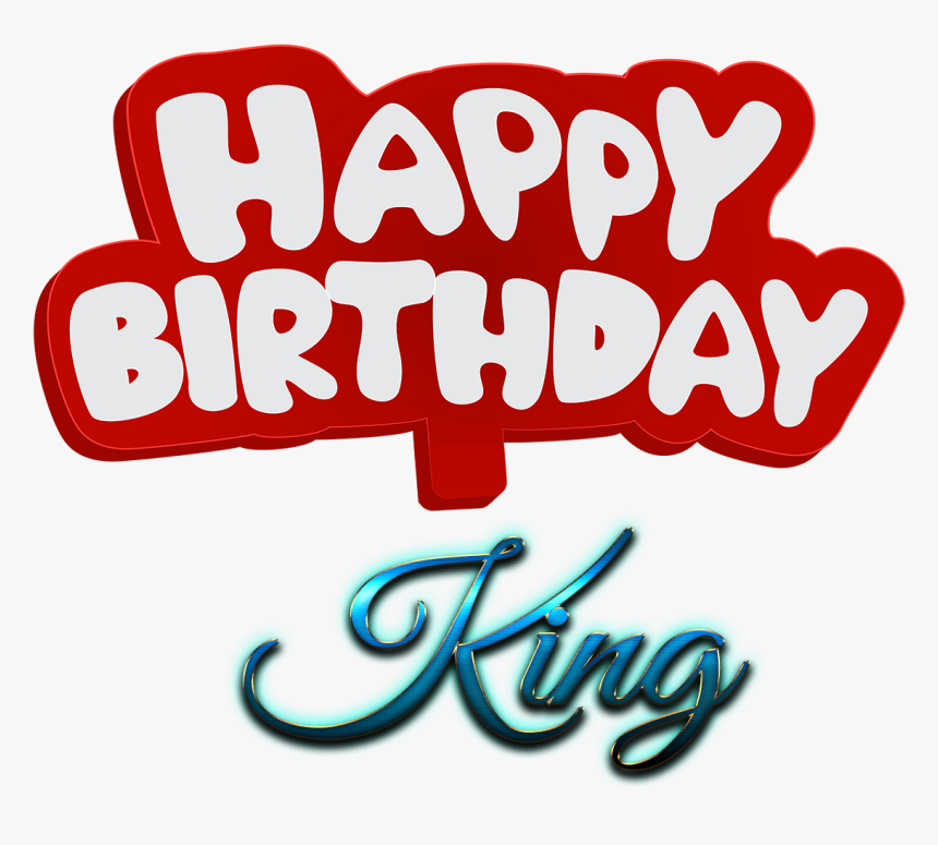 King Happy Birthday Name Logo - Happy Birthday King Png, Transparent Png, Free Download