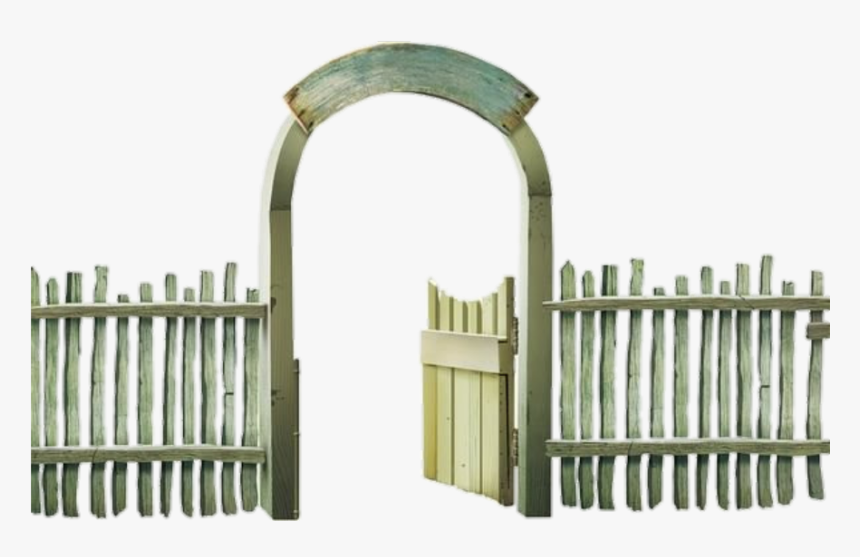 #fence #gate #enterance #doorway @laetitiadez - Fence With Door Clipart, HD Png Download, Free Download