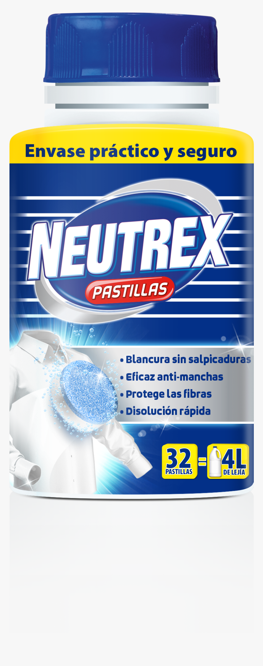 Las Pastillas De Neutrex Actúan Directamente Sobre - Plastic Bottle, HD Png Download, Free Download