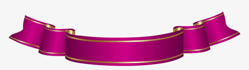 Dark Pink Banner Transparent Png Clip Artu200b Gallery - Blue Ribbon Banner Png, Png Download, Free Download