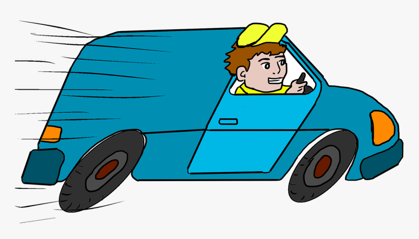 Delivery Truck, Express, Fast, Delivery Service, Truck - Fast Delivery Truck Cartoon, HD Png Download, Free Download