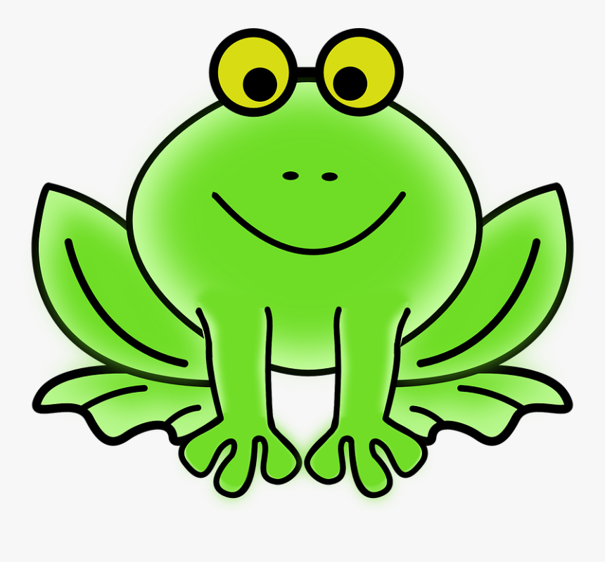 Frog Facts For Kids - Animated Picture Of A Frog, HD Png Download, Free Download