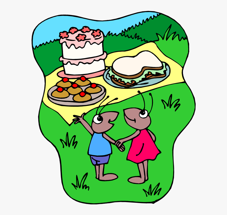 Family Picnic Clipart - Lille Persille Av Inger Hagerup, HD Png Download, Free Download