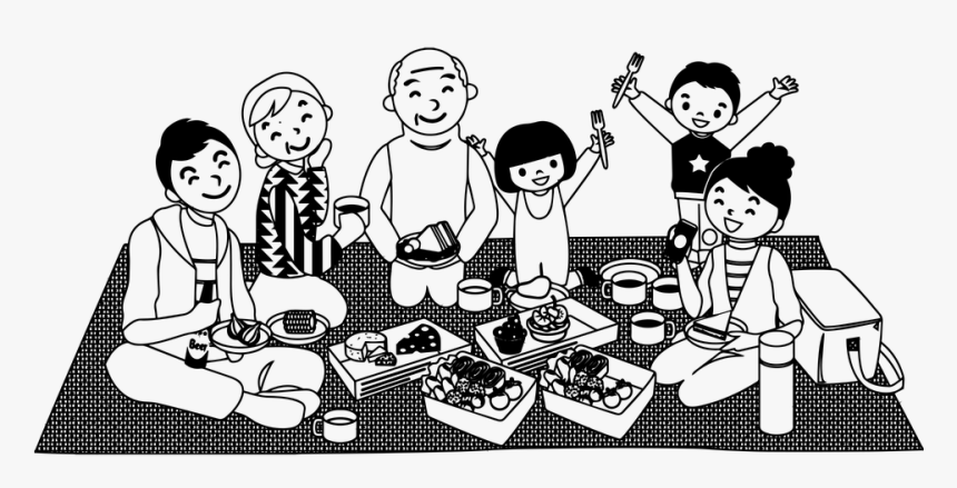 Family Picnic Png, Transparent Png, Free Download