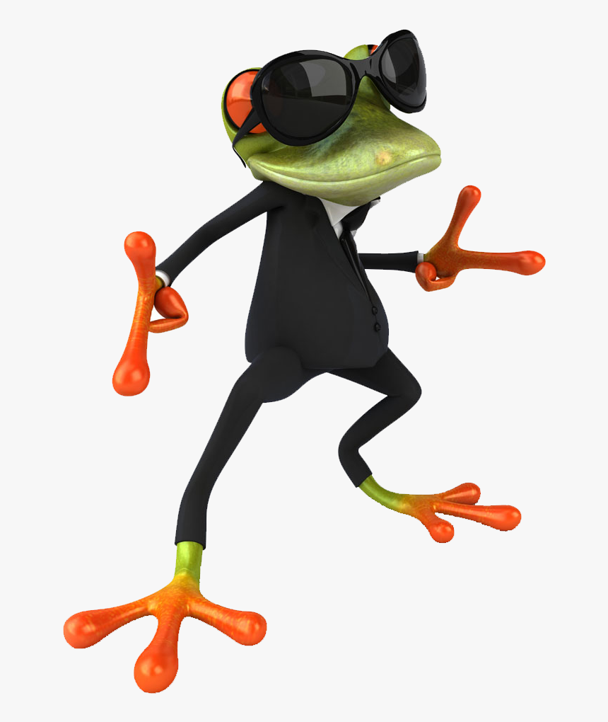 Dance Cartoon Illustration Frog Royalty-free Free Hq - Cool Frog, HD Png Download, Free Download
