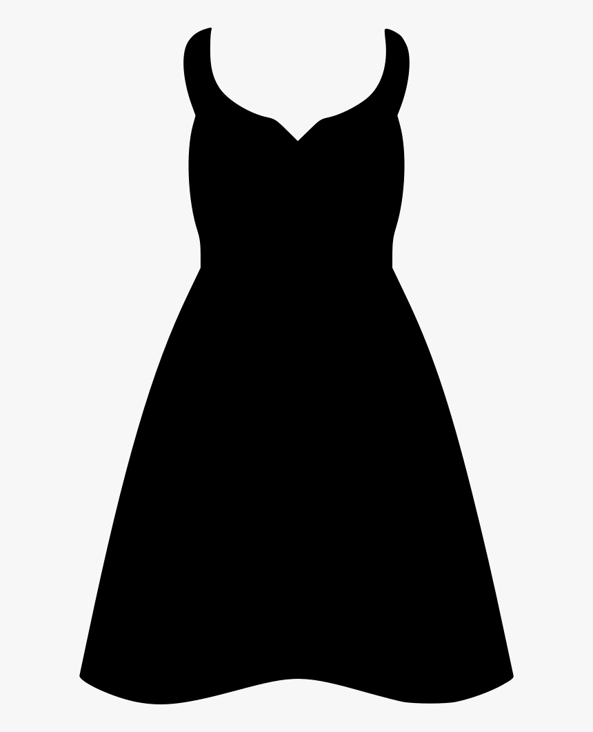Woman Dress Lady Summer - Little Black Dress, HD Png Download, Free Download