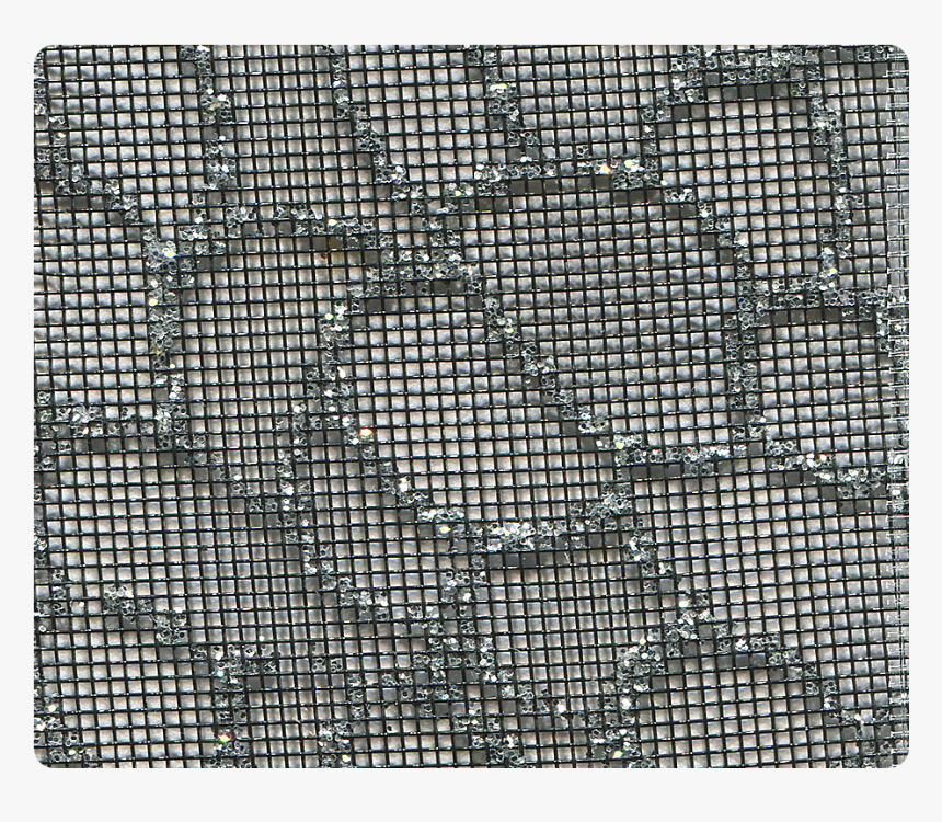 160 Silver Glitter Black Mesh -stiletto - Art, HD Png Download, Free Download