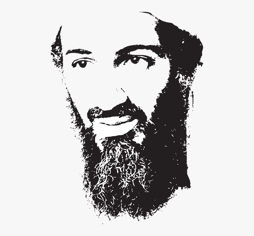 Osama, Bin Laden, Al-qaeda, Taliban, Terrorista - Osama Bin Laden Vector, HD Png Download, Free Download
