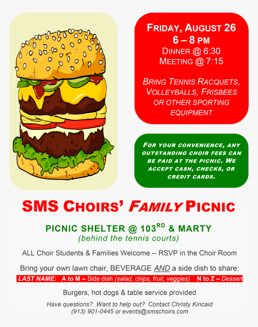 Picnic Flyer - Cheeseburger, HD Png Download, Free Download