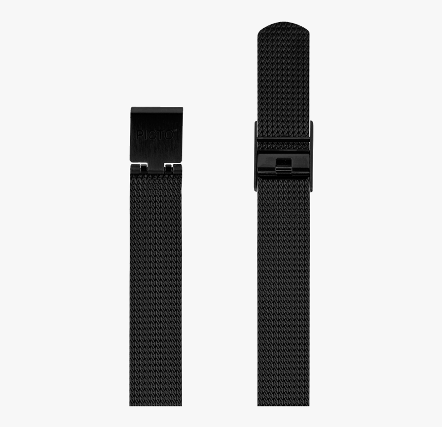 Matt Black Mesh Band, 12 Mm - Belt, HD Png Download, Free Download