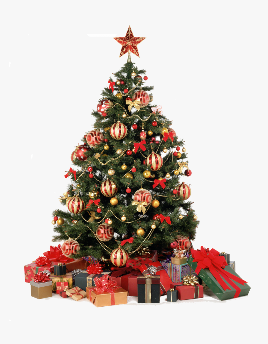 Christmas Tree With Light Png, Transparent Png, Free Download