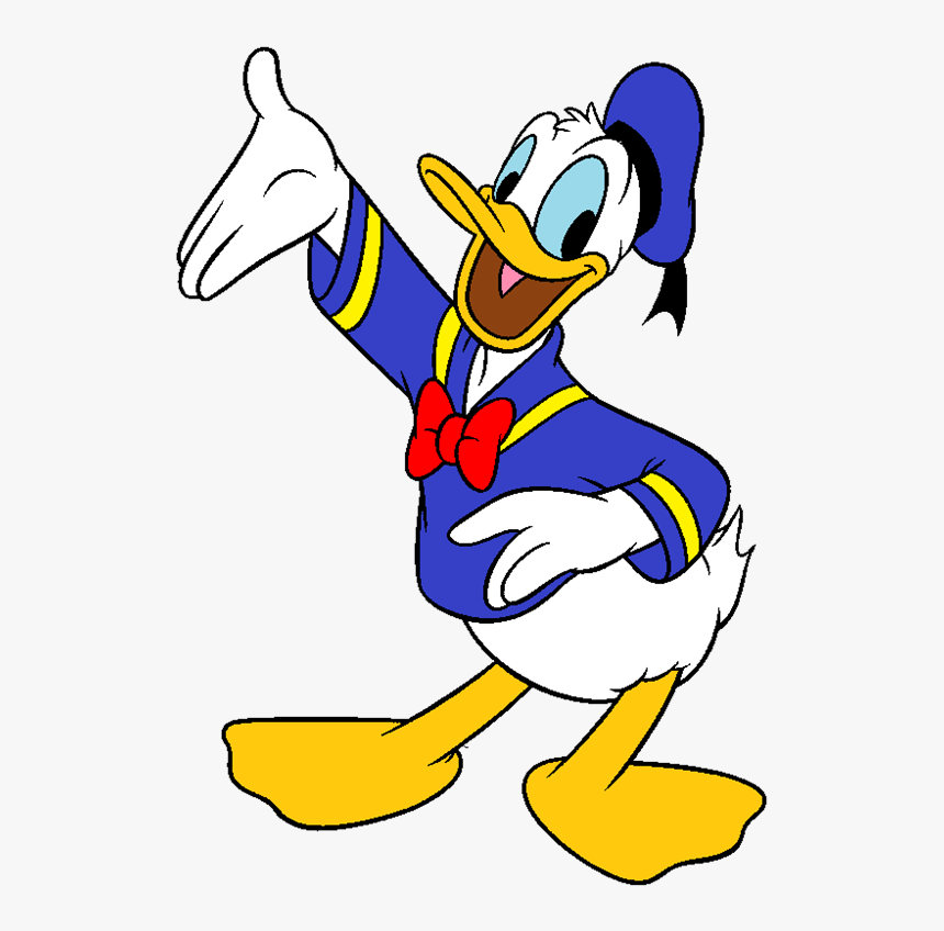 Donald Duck Clipart Transparent Background - Donald Duck Transparent Background, HD Png Download, Free Download