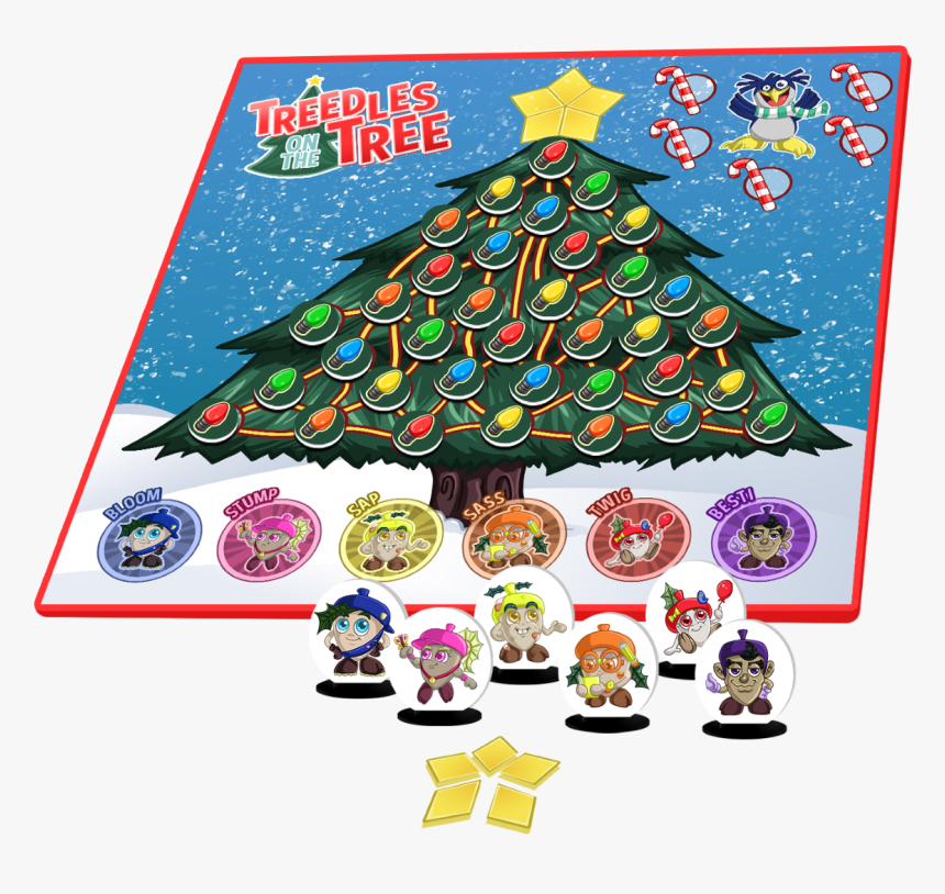 Christmas Tree Game Board, HD Png Download, Free Download