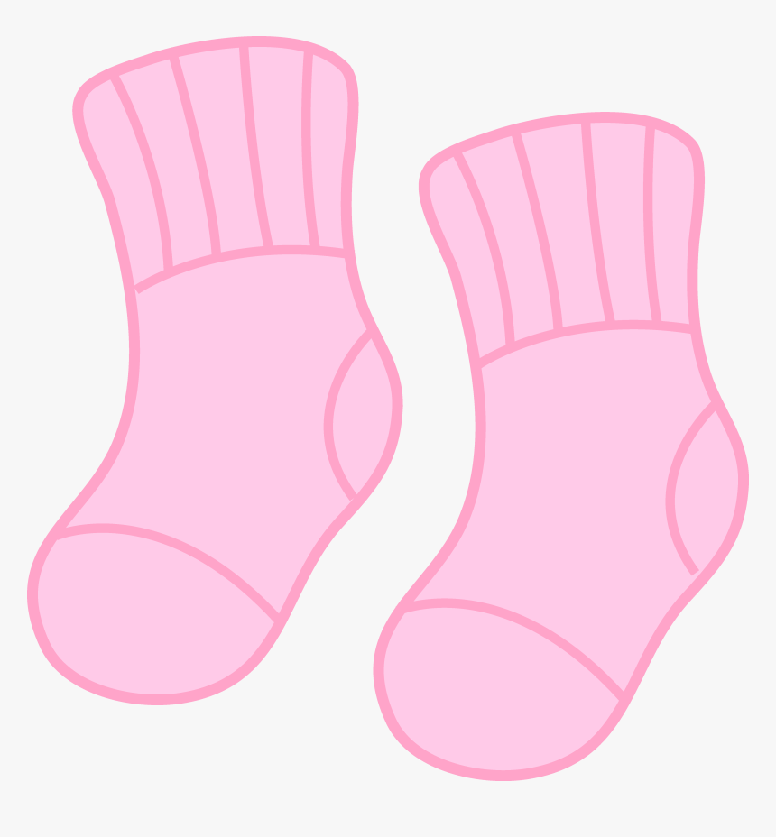 Transparent Baby Stuff Png - Cute Pink Bootie Socks Clipart, Png Download, Free Download