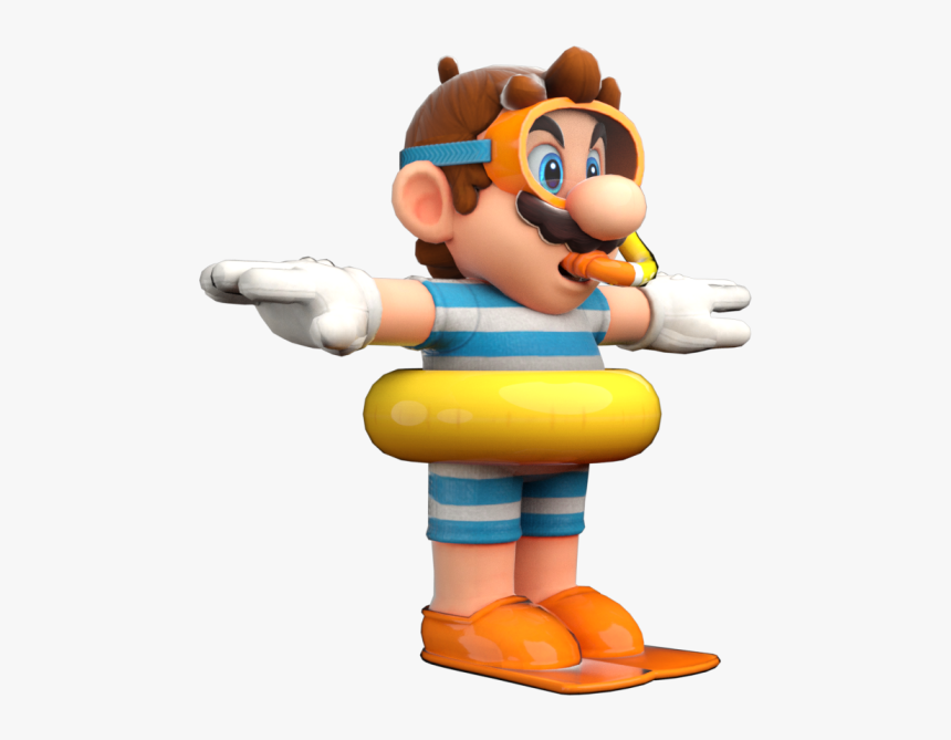 Download Zip Archive - Super Mario Odyssey Swimwear, HD Png Download, Free Download