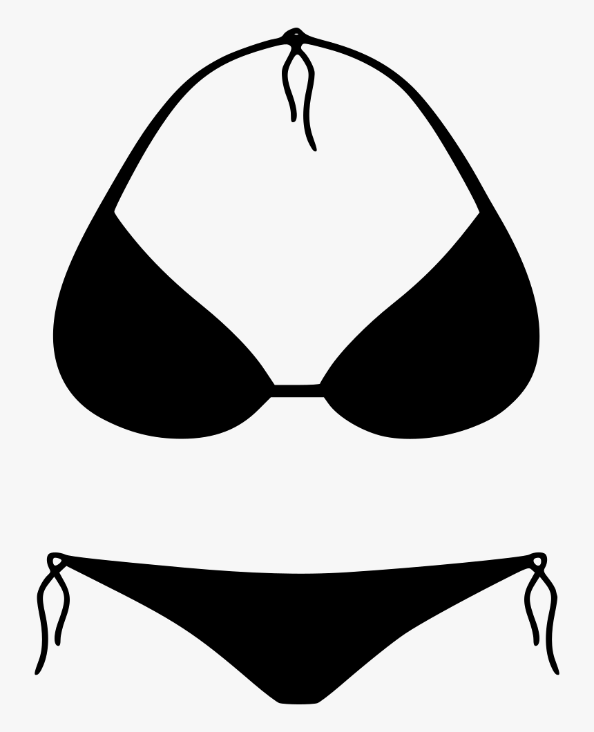 Swimsuit Top,swimsuit Art,lingerie Top,brassiere - Bikini Png Icon, Transparent Png, Free Download