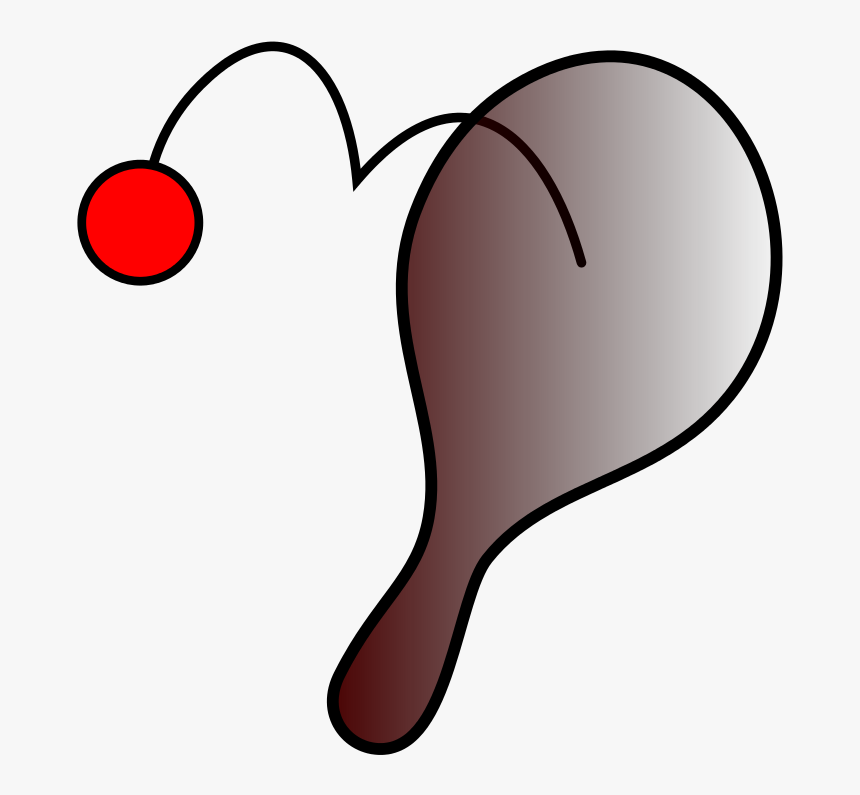 Bat And Ball With String Clipart , Png Download - Paddle Ball, Transparent Png, Free Download