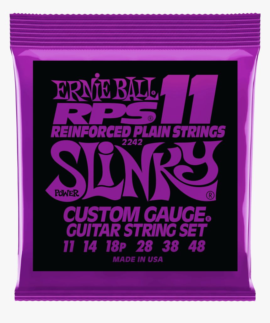 Power Slinky Rps Nickel Wound Electric Guitar Strings - Ernie Ball, HD Png Download, Free Download