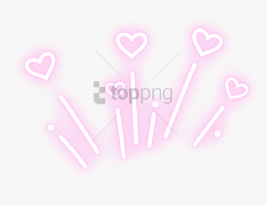 Neon Heart Png - Aesthetic Neon Light Transparent, Png Download, Free Download