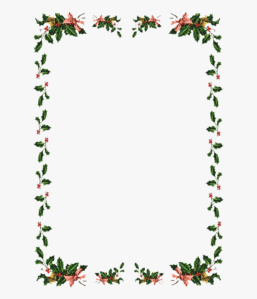 Transparent Christmas Lights Border Png - Holly Border Clipart, Png Download, Free Download