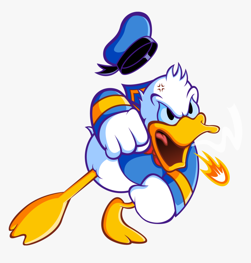Duck Template - Donald Duck Angry Png, Transparent Png, Free Download