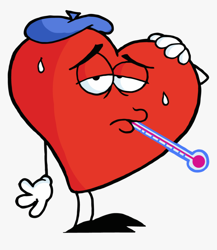 Free Sick Cliparts Download - Sick Heart Clipart, HD Png Download, Free Download