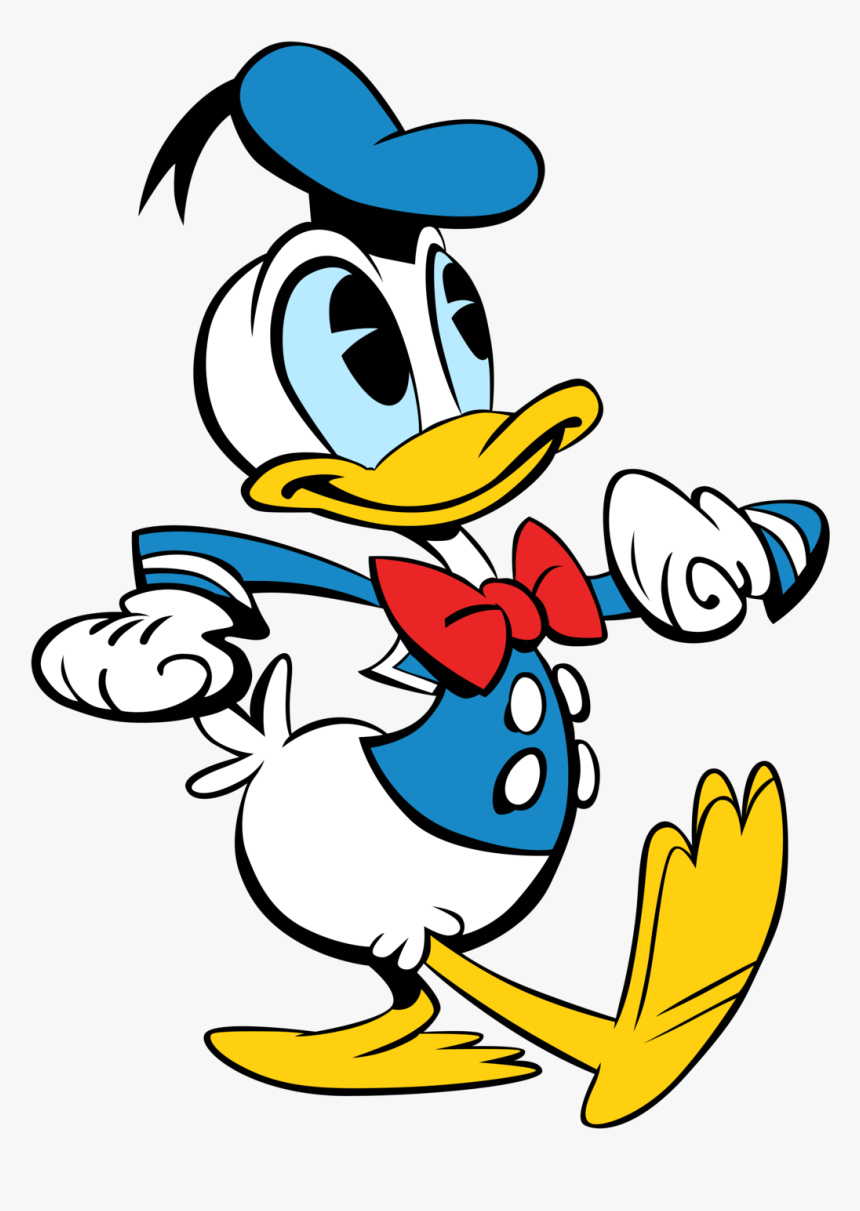Donald Duck Clipart Transparent Background - Donald Duck Mickey Mouse Cartoon, HD Png Download, Free Download