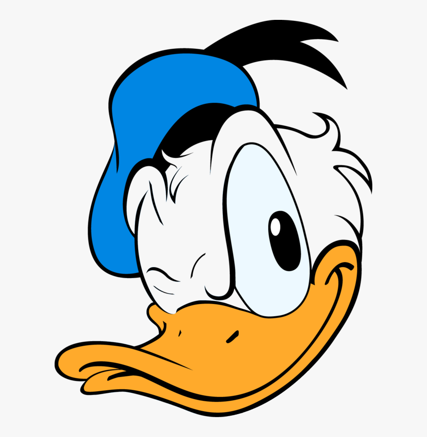 donald duck face clipart cartoon