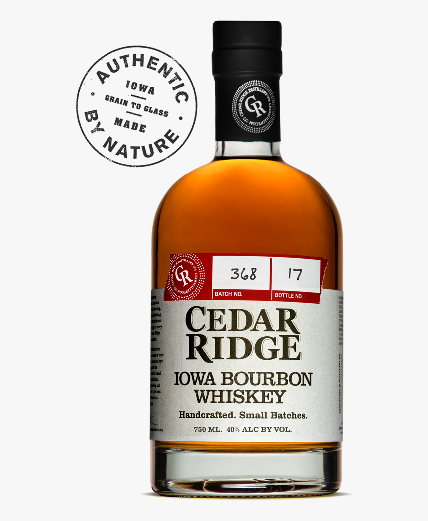 Iowa Bourbon Whiskey Small Batch Label Whisky Hd Png Download