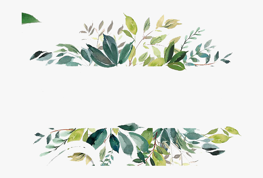 Wedding Flowers Png - Vector Watercolor Leaves Png, Transparent Png, Free Download