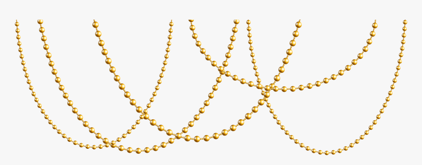Necklace At Getdrawings Com - Gold Garland Transparent Background, HD Png Download, Free Download