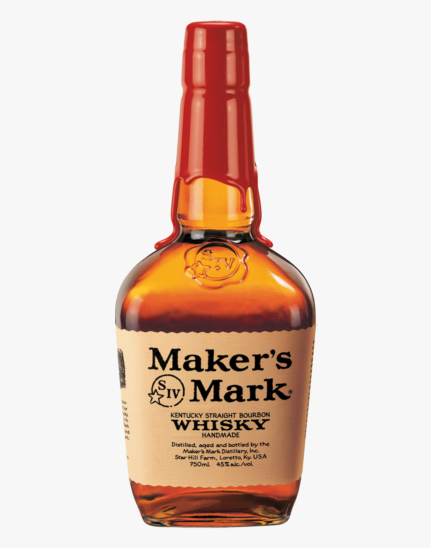 Maker"s Mark Kentucky Straight Bourbon Whisky 750 Ml - Maker's Mark Bourbon Whiskey, HD Png Download, Free Download